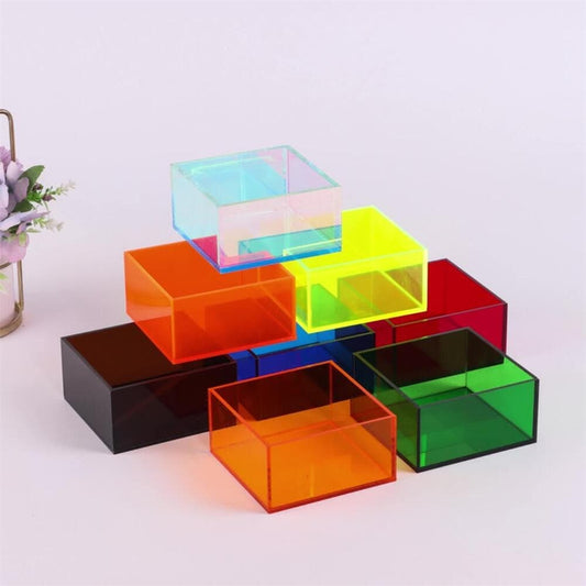 Colored Acrylic Boxes